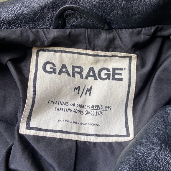 Faux Leather Cropped Moto Jacket - Picture 3 of 3